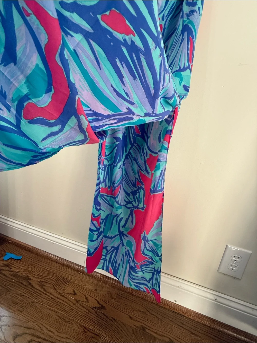 Lilly Pulitzer Emmett Vibrant Strapless Maxi Dress in Chic Pink Sway Size Small - Picture 6 of 9